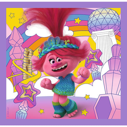 Trefl Trolls Set Puzzle 3 în 1 Trolls 3