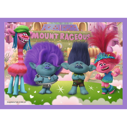 Trefl Trolls Puzzle Set 4 în 1