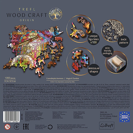 Trefl Puzzle din lemn Magical Chamber 1000 piese