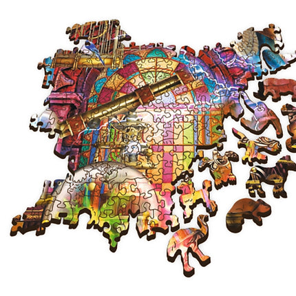 Trefl Puzzle din lemn Magical Chamber 1000 piese