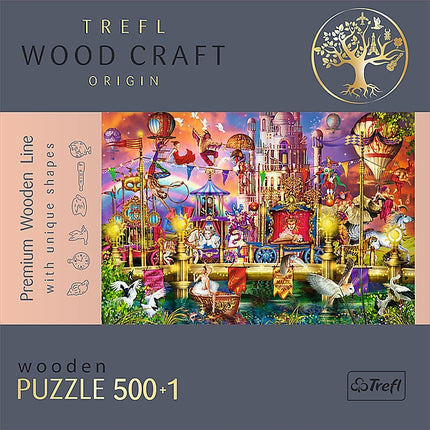 Trefl Puzzle din lemn Magical World 500+1 piese