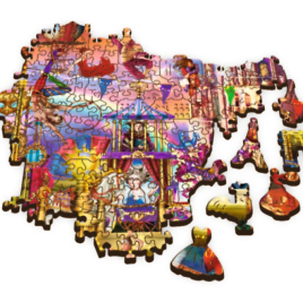 Trefl Puzzle din lemn Magical World 500+1 piese