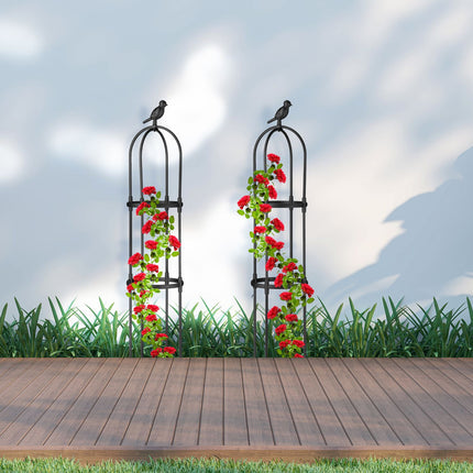 Spalier 126 cm set de 2