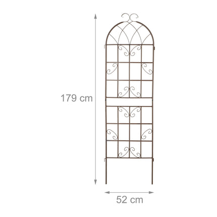 Spalier 180 cm set de 2 maro