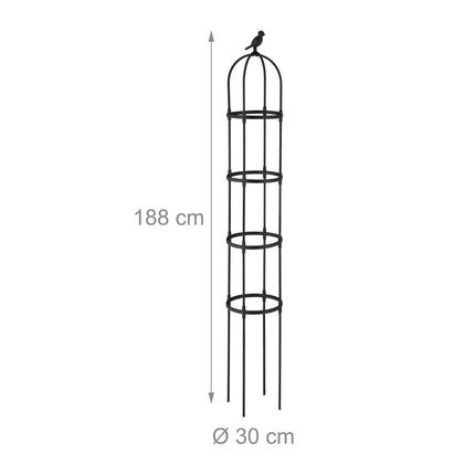 Spalier 188 cm set de 2