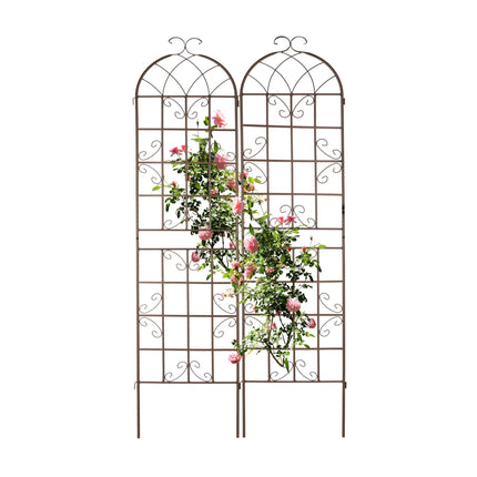 Spalier 220 cm set de 2 maro