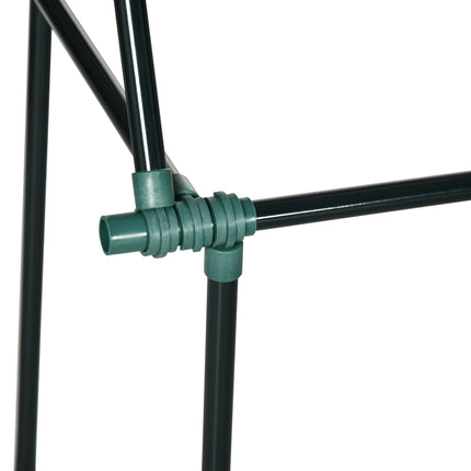 Steel garden trellis supports for climbing plants, set of 3