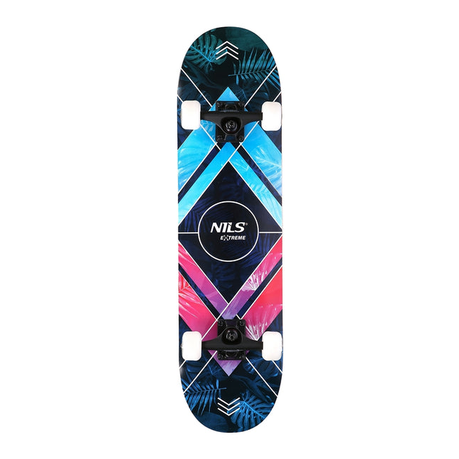 Skateboard Triangel, punte durabilă, roți netede