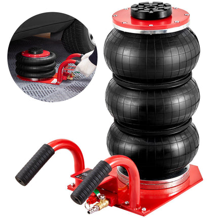 Triple Bag Pneumatic Air Jack, 3 Ton 6600 Lb, 5.5–17.7 In