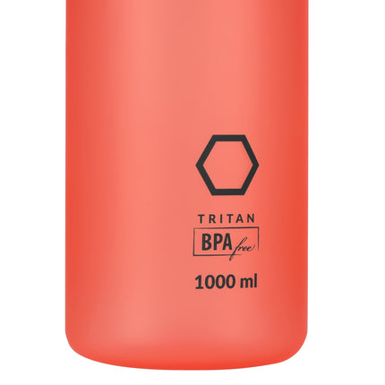Sticla cu apa Tritan, rosu, 1000 ml