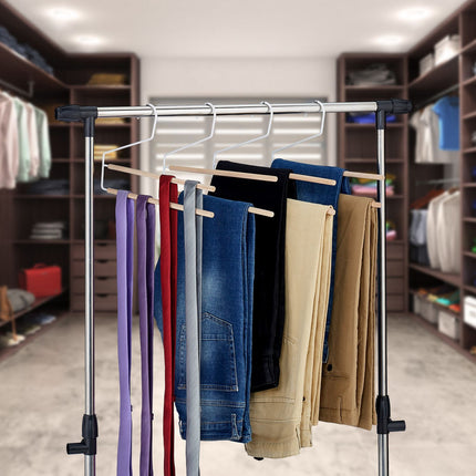 Umeraș pentru pantaloni care economisește spațiu 12 piese