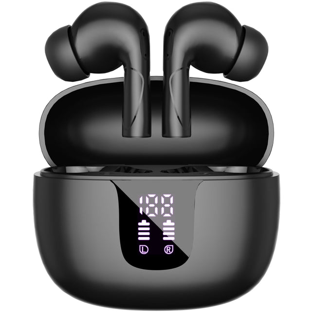 Căști intraauriculare True Wireless, traducere AI, negre