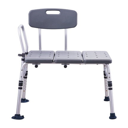 Tub Transfer Bench, Adjustable Height, 400 lb Capacity