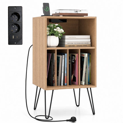 Suport pentru pick-up cu stație de încărcare și depozitare pentru viniluri
