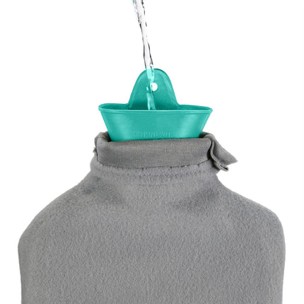 Sticlă de apă caldă turcoaz cu capac, 1,5 L