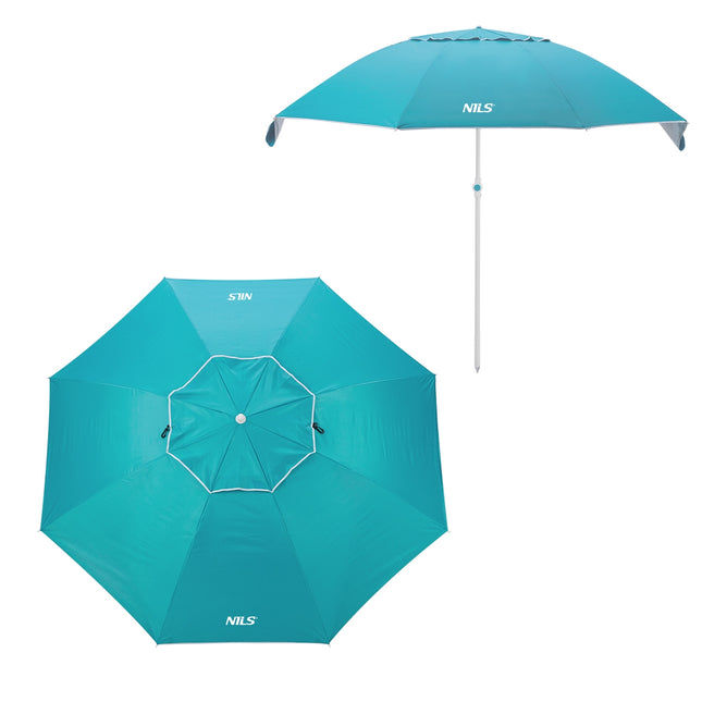 Umbrelă de plajă Turcoaz XL, 220 cm