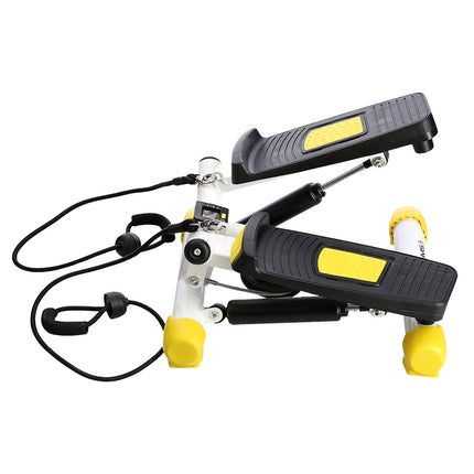 Twist Stepper cu frânghii, galben – Echipament de fitness compact