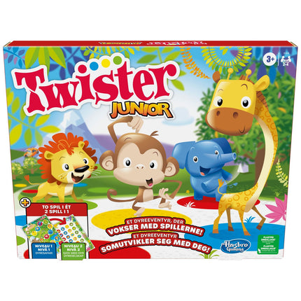 Joc Twister Junior pentru copii - Activitate de petrecere distractivă, multilingv