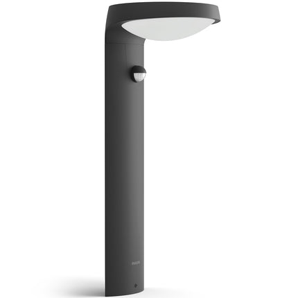 Tyla Pedestal Solar cell IR sensor Ultra Efficient LED 255lm IP44 Anthracite