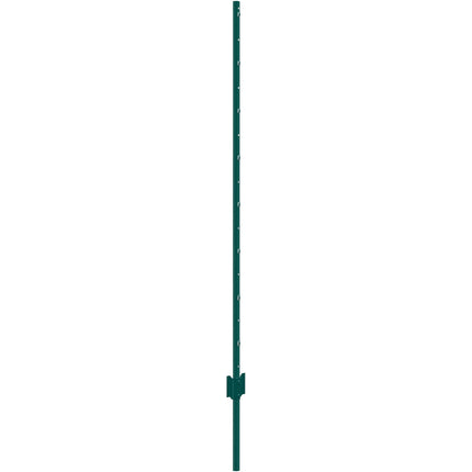 U-Channel Steel Fence Posts, 5 Ft, 10 Pack, Green