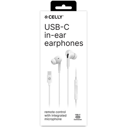 UP1200 Stereo Headset In-Ear USB-C White