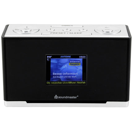 UR240SW DAB+/FM radio with quick dial and clock radio function