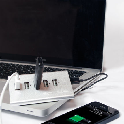 USB 2.0 hub 4+1 fast charge