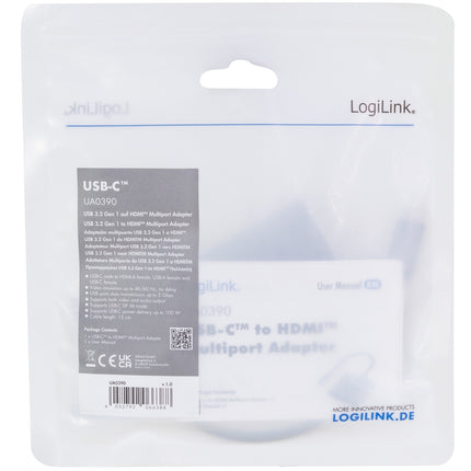 USB-C -> HDMI/USB-A/USB-C PD 4K/60Hz