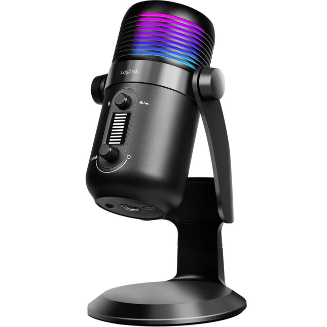 USB Cardioid Microphone with RGB Lighting, 192kHz/24-Bit