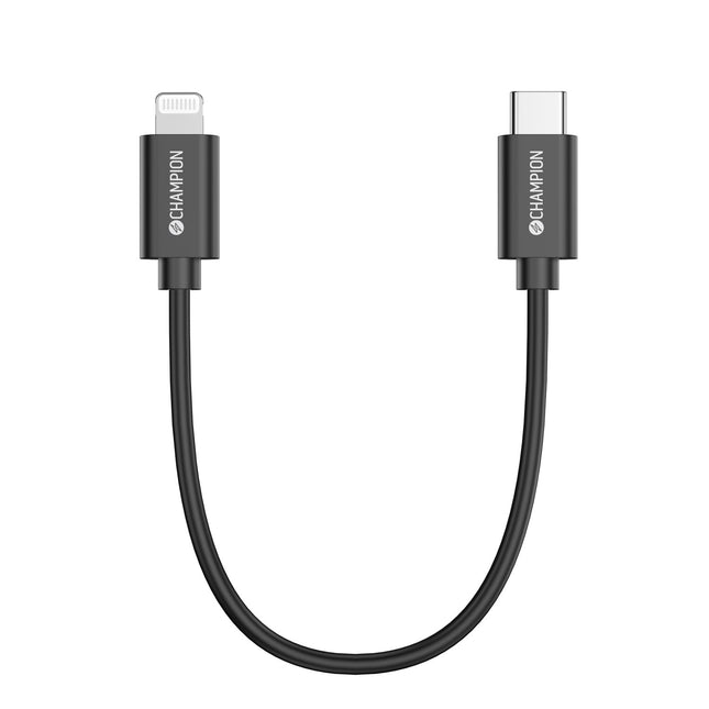USB-C to Lightning Cable 30cm Black