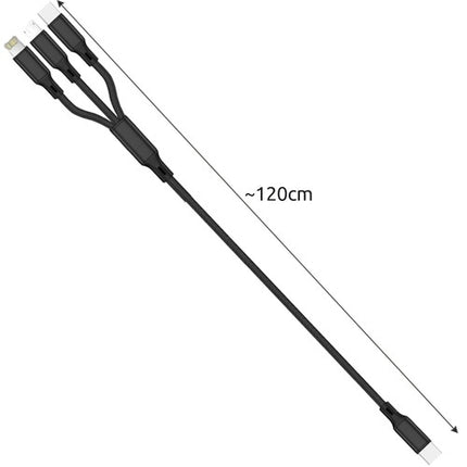 Cablu USB 3in1 Izoxis 22194