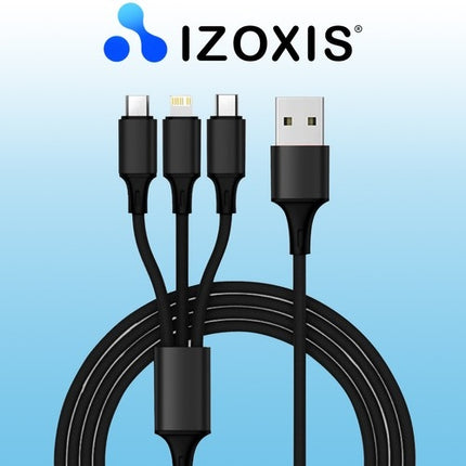 Cablu USB 3in1 Izoxis 22194