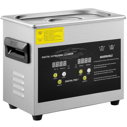 Ultrasonic Cleaner 3L, Digital Heater Timer, 40kHz
