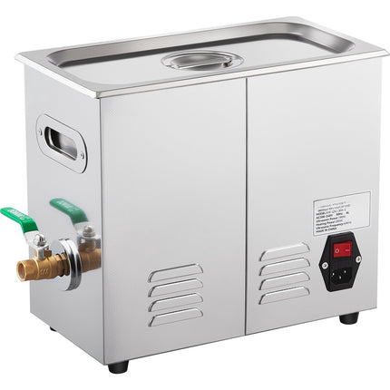 Ultrasonic Cleaner 6L 220V, 36–40kHz, Timer, Heater