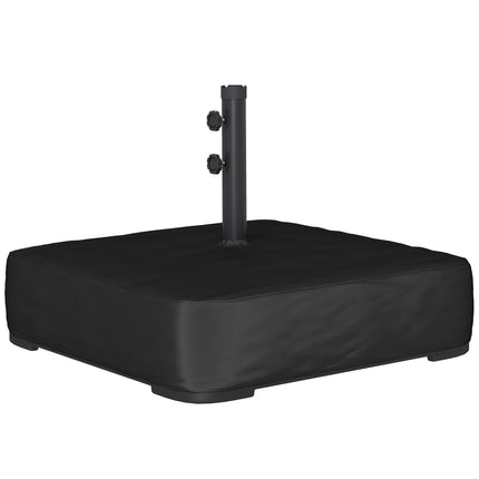 Suport de bază pentru umbrelă, capacitate 80 kg, negru, rezistent la intemperii
