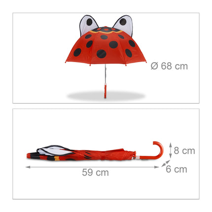 Umbrela pentru copii cu motive 3D