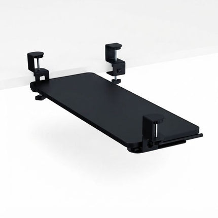 Tavă sub birou cu cleme pentru tastatură