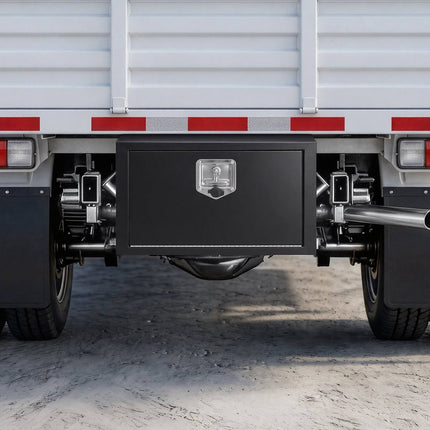 Underbody Truck Tool Box, Steel, 24 x 12 x 14 in, Lock