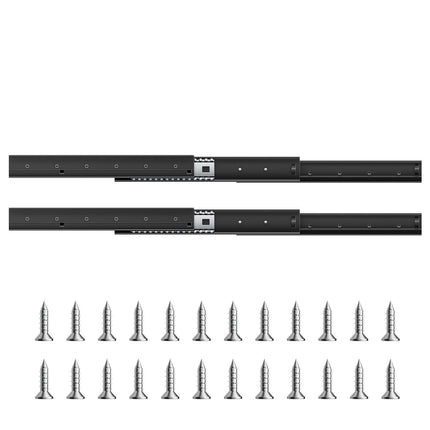 Undermount Drawer Slides, 16-Inch, Full Extension, Ball Bearing