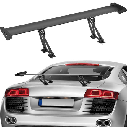 Universal GT-Style Rear Spoiler, 43.3 in Aluminum Wing