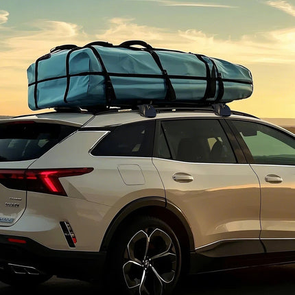Universal Soft Roof Rack Pads, 28 In, 88 lb, 2 Straps