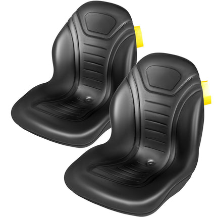 Universal Tractor Seat, High Back Vinyl, Drain Hole
