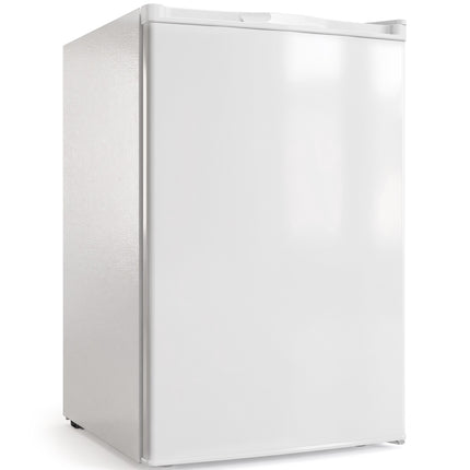 Upright Mini Freezer 85 L with Reversible Door, Adjustable Temperature, White