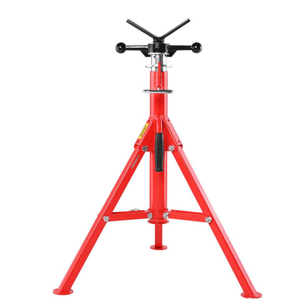 V-Head Pipe Stand, 2500 lb, 28–52 in Adjustable Steel