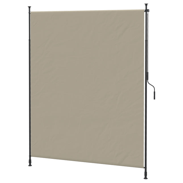 Copertina verticala, Copertina verticala 200 X 292 Cm, Protectie solara retractabila, Copertina laterala reglabila, Protectie vant, Aluminiu, Nisip