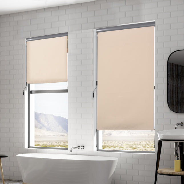 Copertina Verticala Balcon Protectie Vant Si Paravan De Confidentialitate, Manivela, Poliester + Aluminiu, 160X250Cm