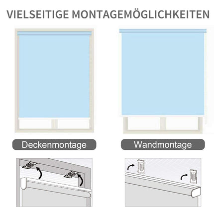 Copertina Verticala Balcon Protectie Vant Si Paravan De Confidentialitate, Manivela, Poliester + Aluminiu, Alb Crem, 100X140Cm