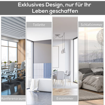 Copertina verticală Balcon Protecție împotriva vântului și ecran de confidențialitate, Manivela, Poliester+Aluminiu, Gri, 160X250Cm