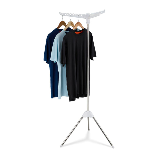Ușor de rufe vertical, 3 brațe rotative, economisește spațiu