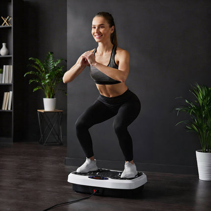Platformă vibratoare cu benzi de rezistență, Bluetooth, 5 programe